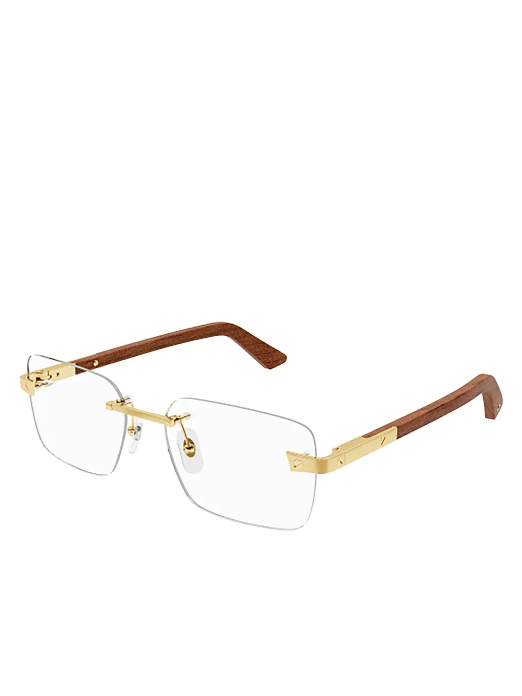 Cartier Rectangle Frameless Glasses