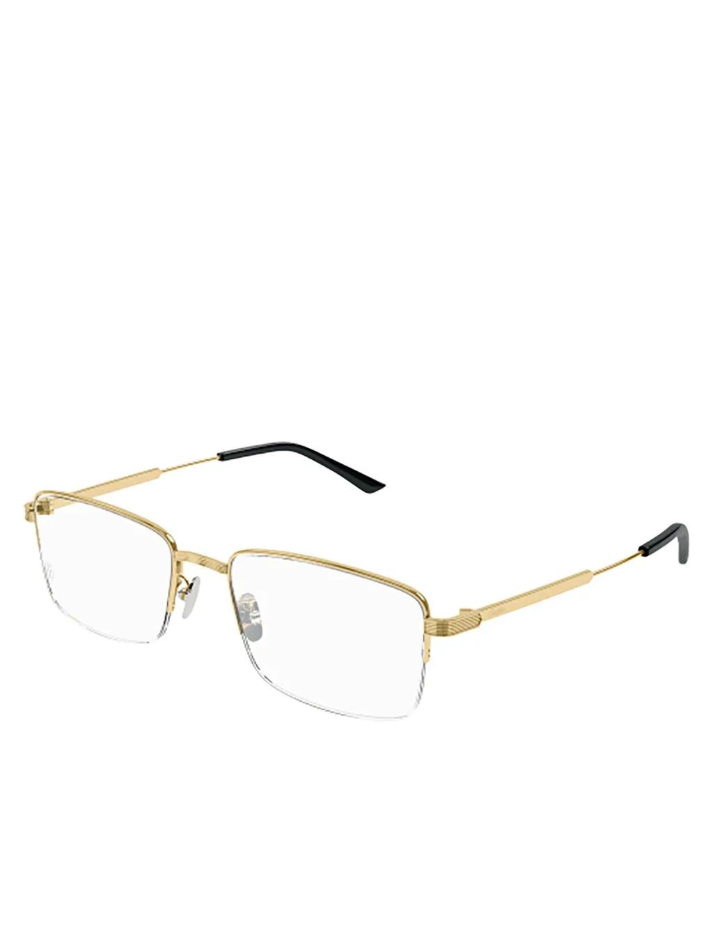 Cartier Rectangle Semi Rimless Glasses
