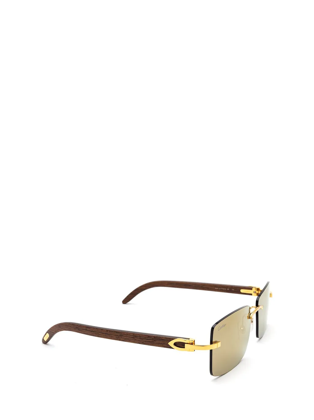 Cartier Rectangle Frame Sunglasses