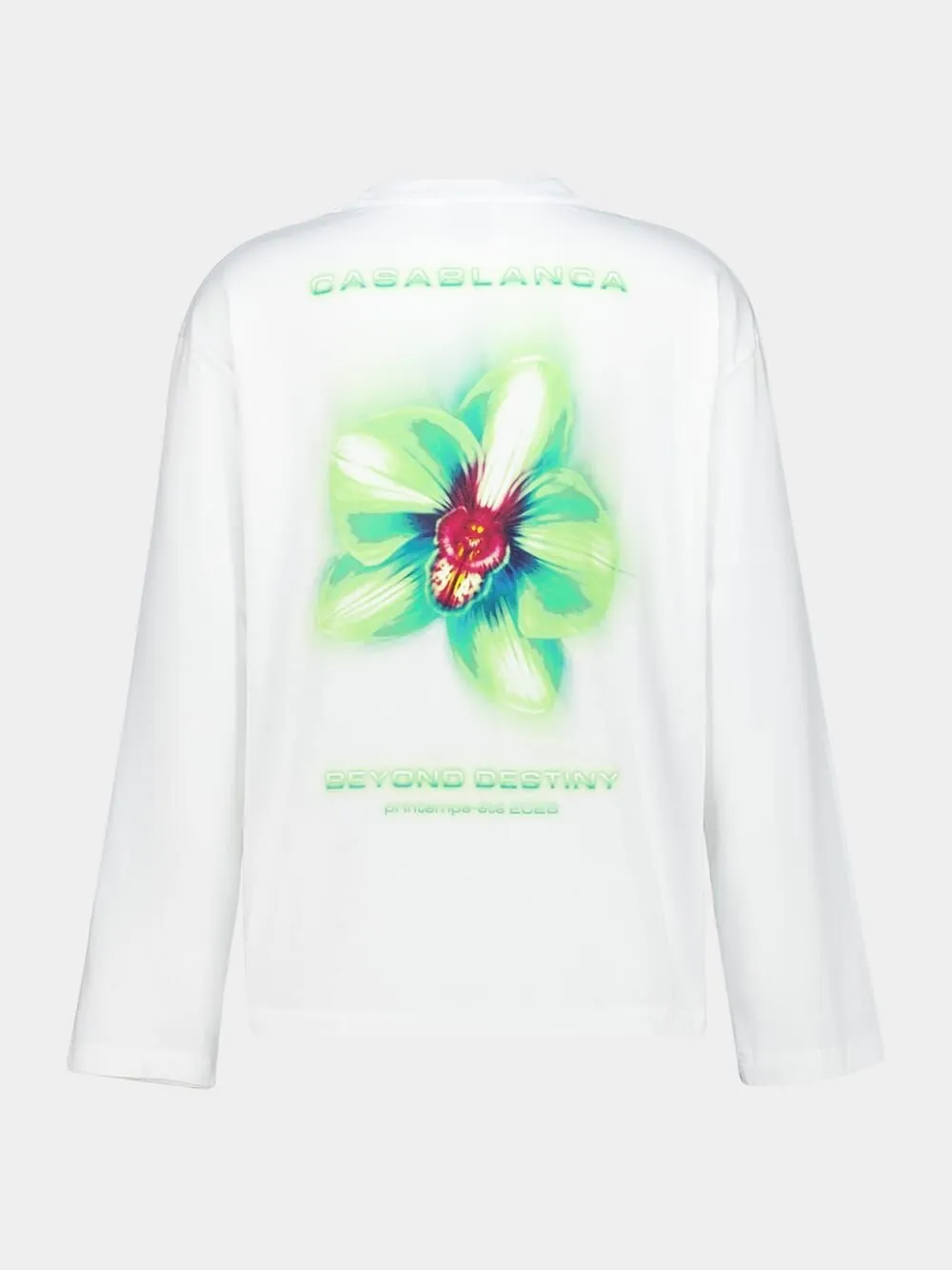 Casablanca Glitch Orchid Long-Sleeve T-Shirt