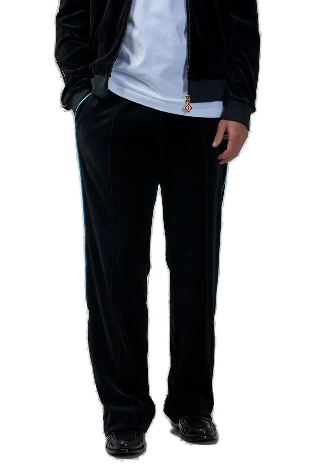 Casablanca Gradient Piping Velour Track Pants