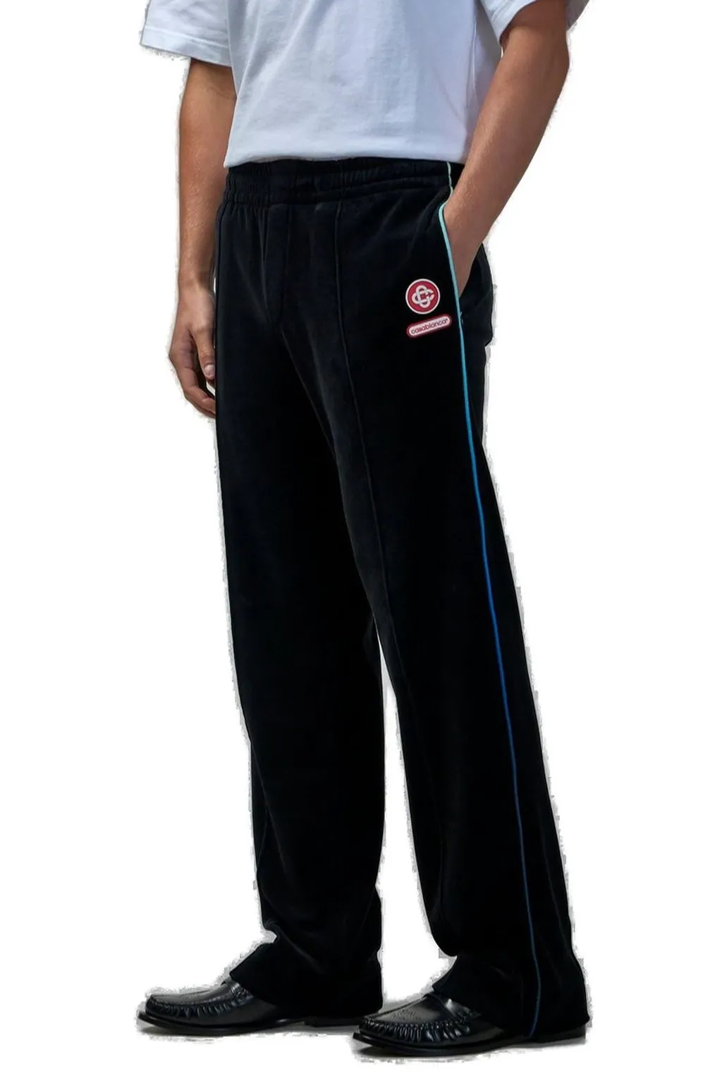 Casablanca Gradient Piping Velour Track Pants