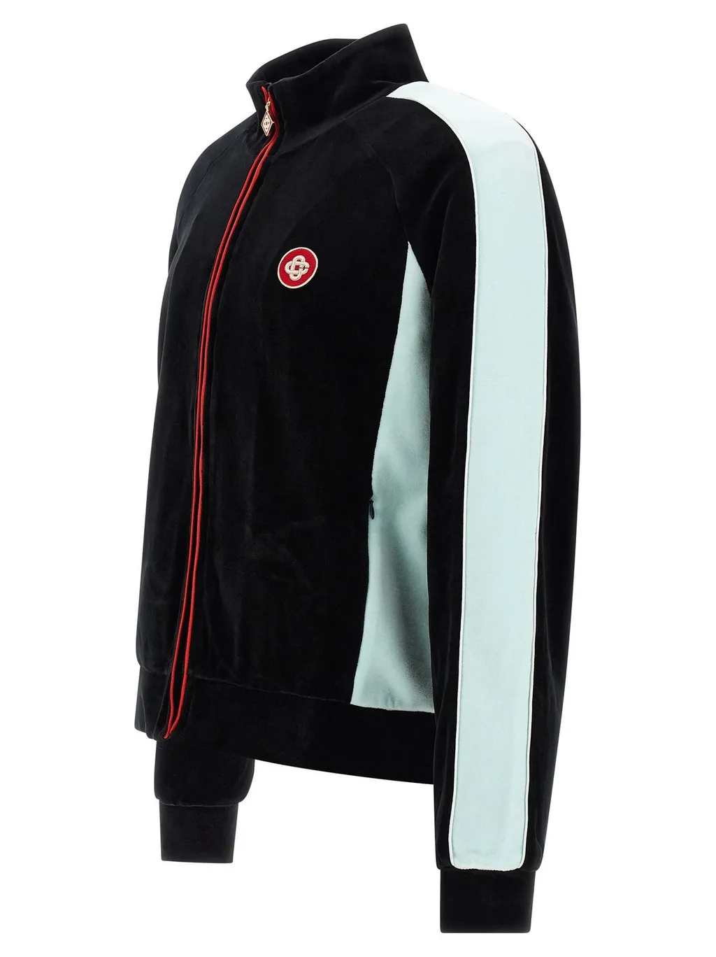 Casablanca Chenille Zip Up Sweatshirt
