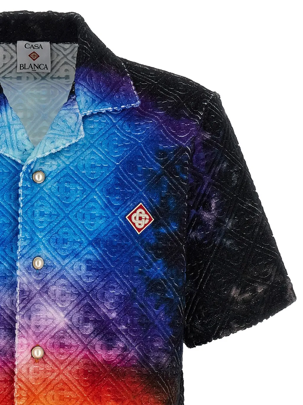 Casablanca Monogram Short-Sleeved Shirt