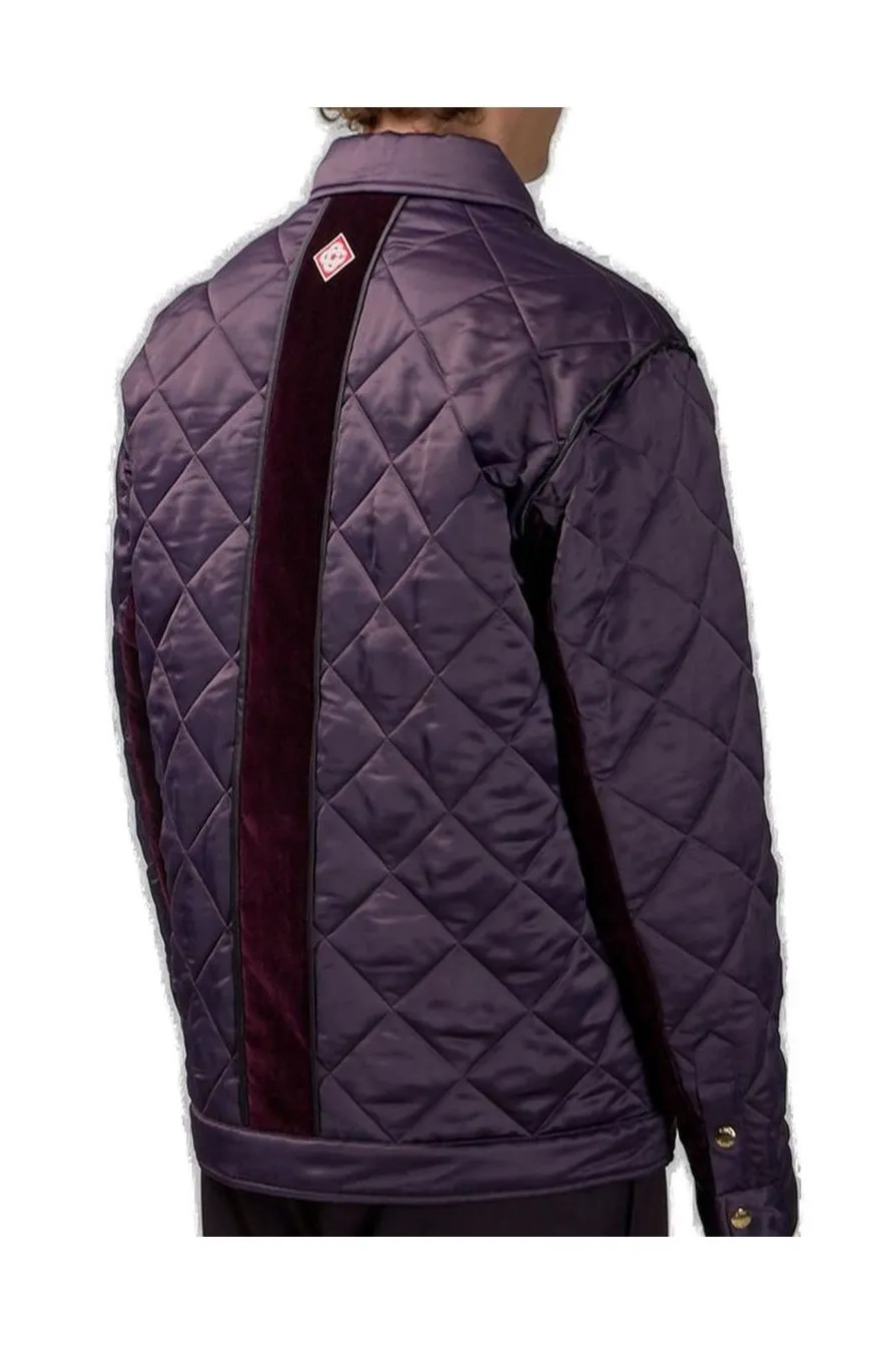 Casablanca Satin Quilted Jacket