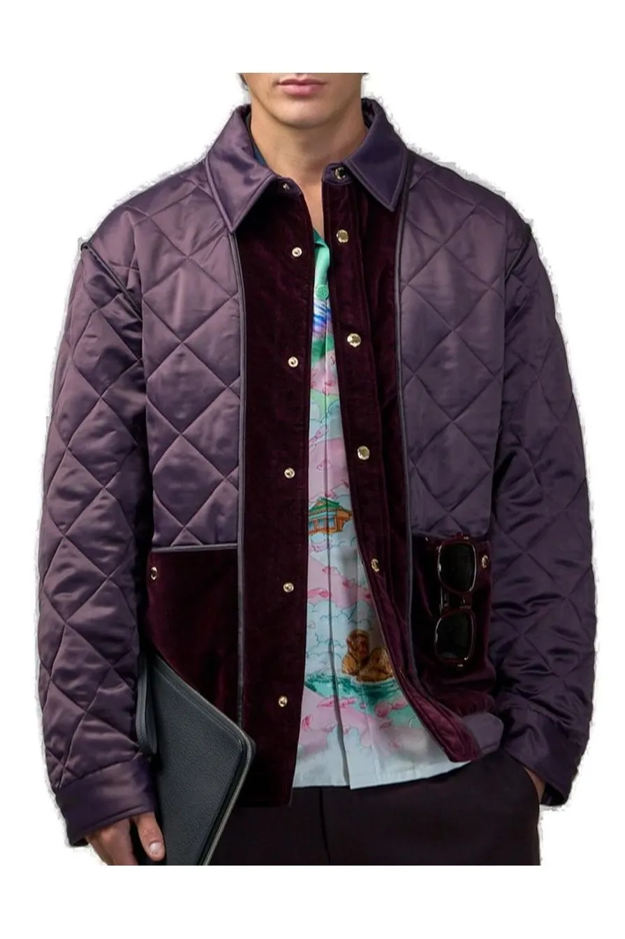 Casablanca Satin Quilted Jacket