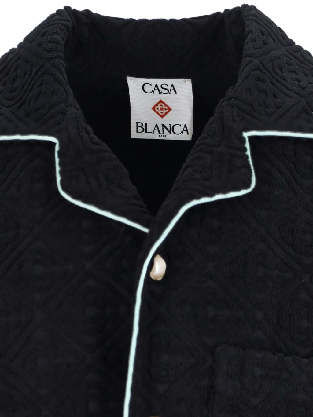 Casablanca Logo Patch Short-Sleeved Shirt
