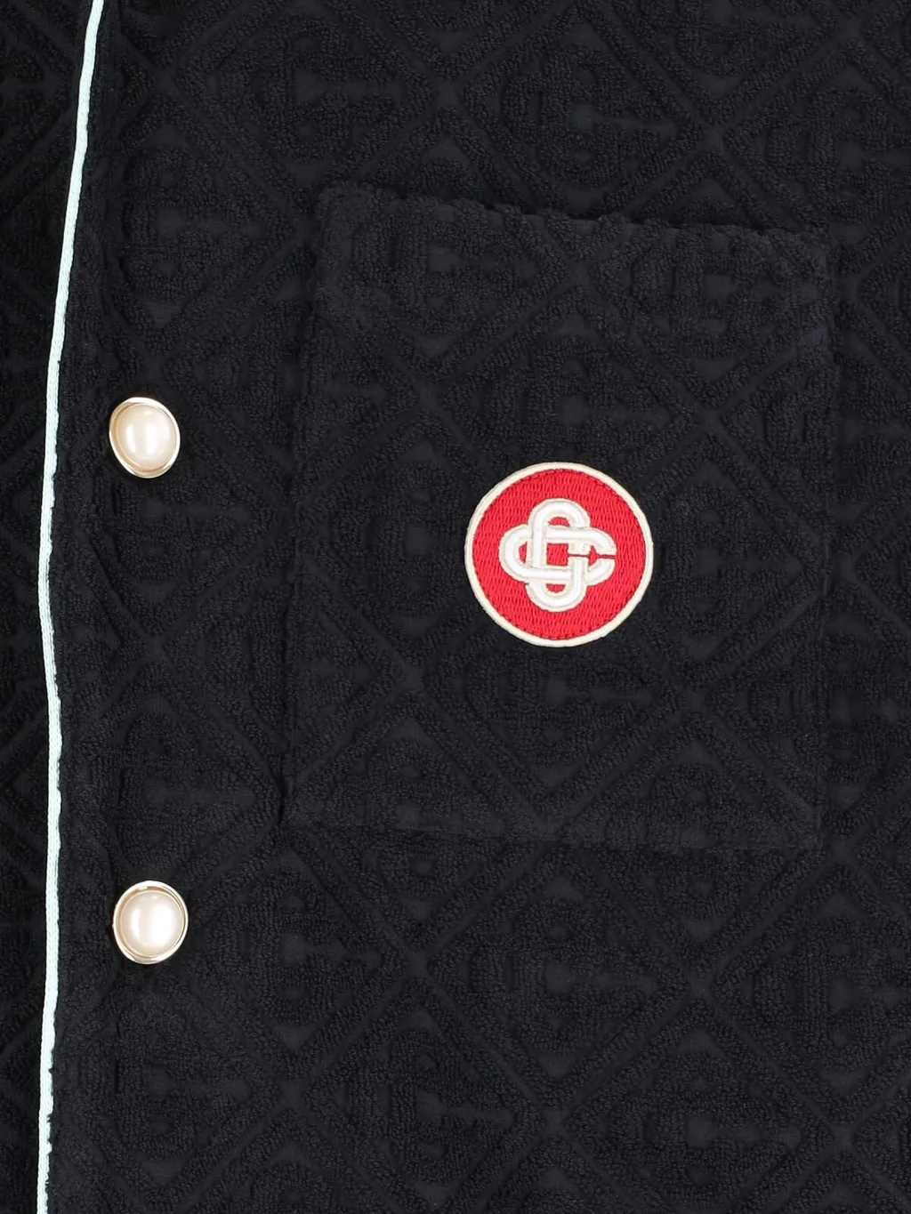 Casablanca Logo Patch Short-Sleeved Shirt