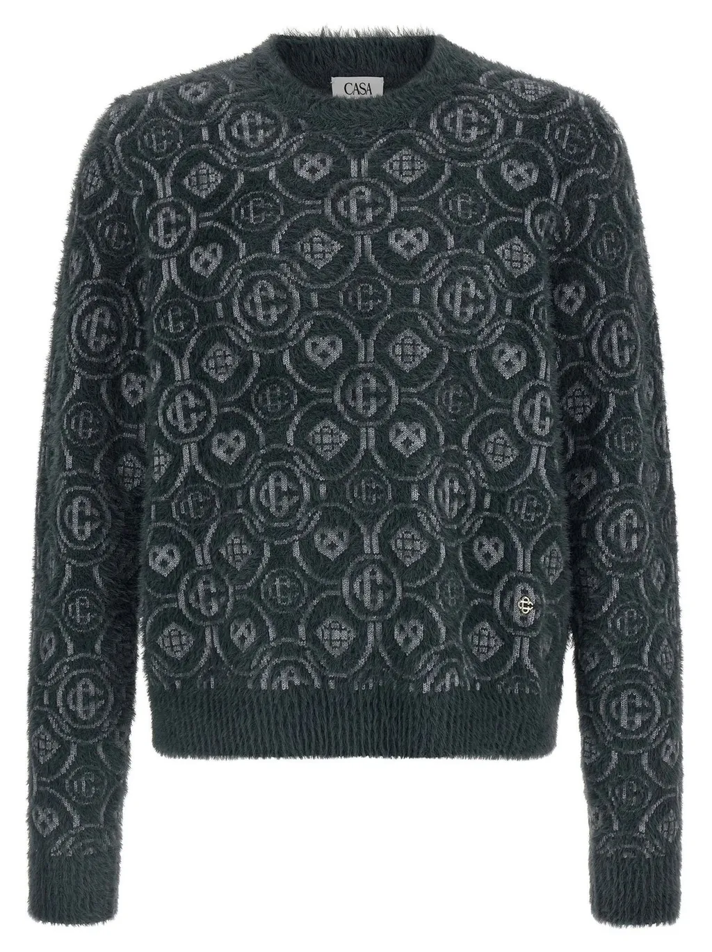 Casablanca Logo-Pattern Knitted Jumper