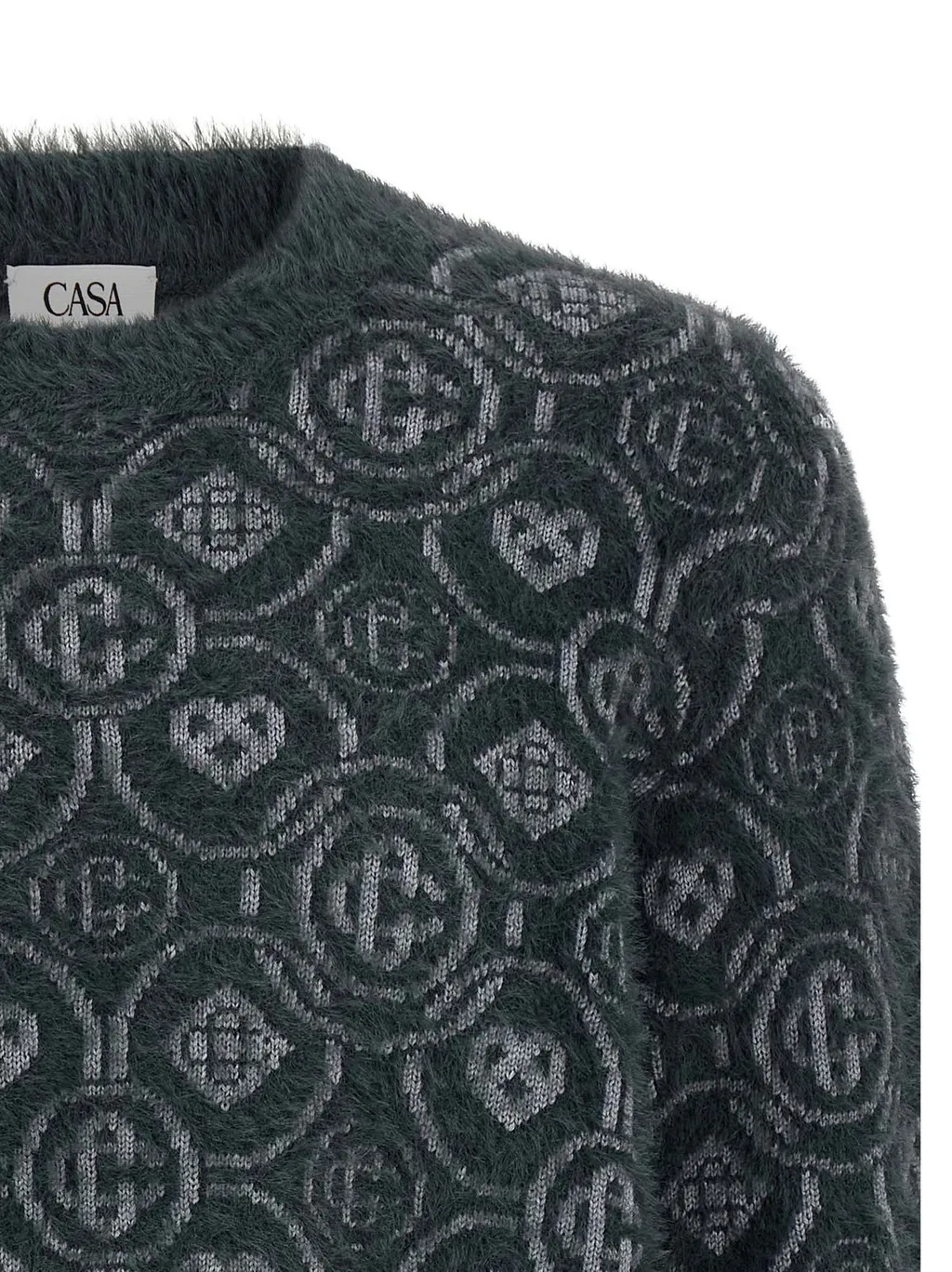 Casablanca Logo-Pattern Knitted Jumper
