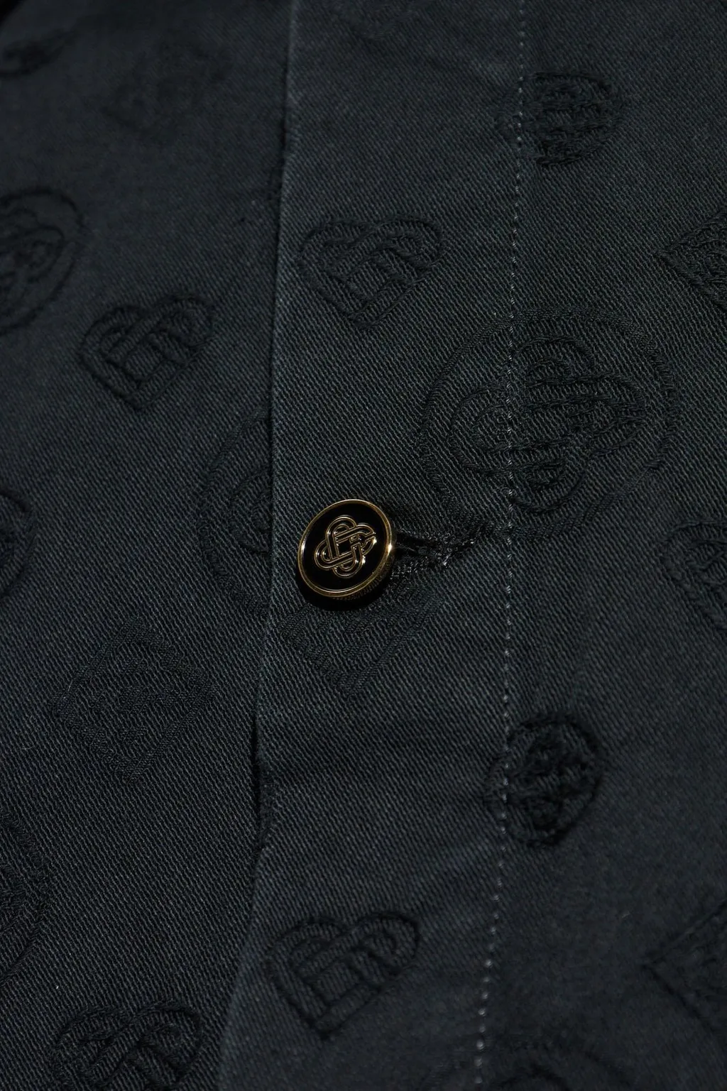 Casablanca Denim Monogram Overshirt