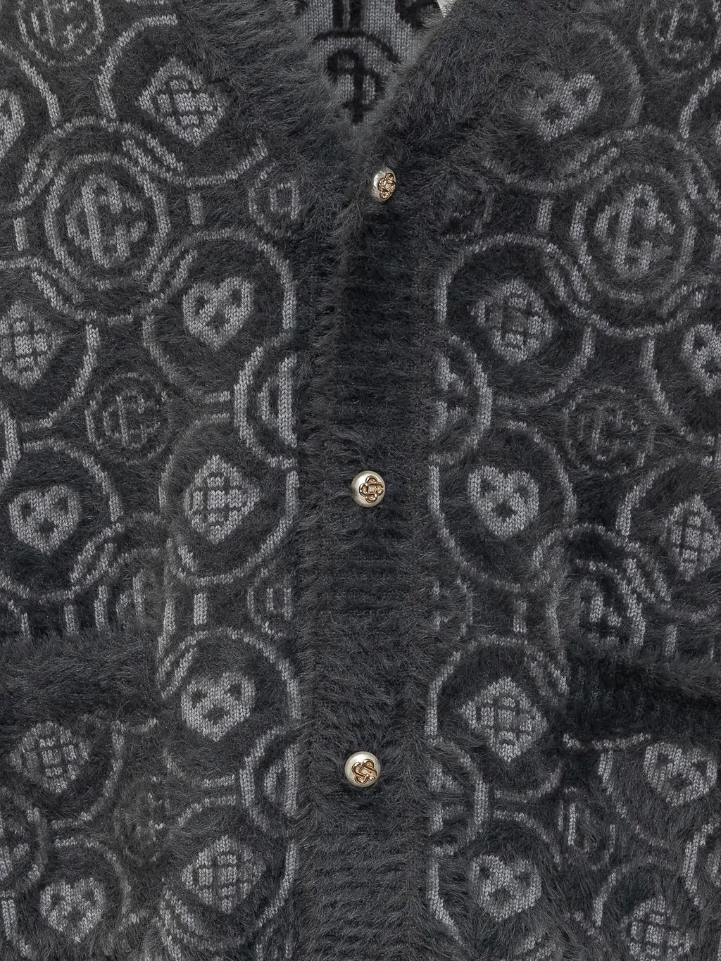 Casablanca Monogram Knitted Cardigan