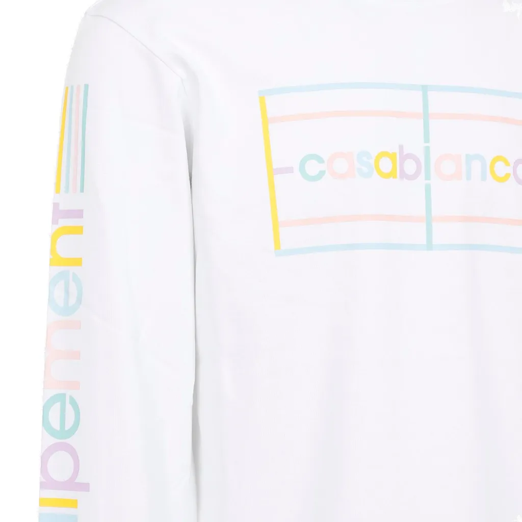 Casablanca Pastel Court Crewneck T-Shirt