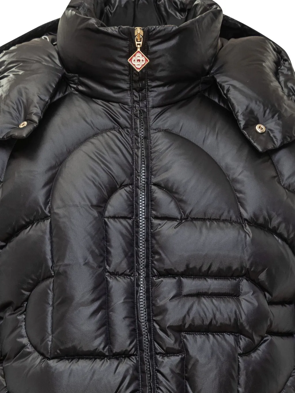 Casablanca Monogram Quilted Puffer Jacket