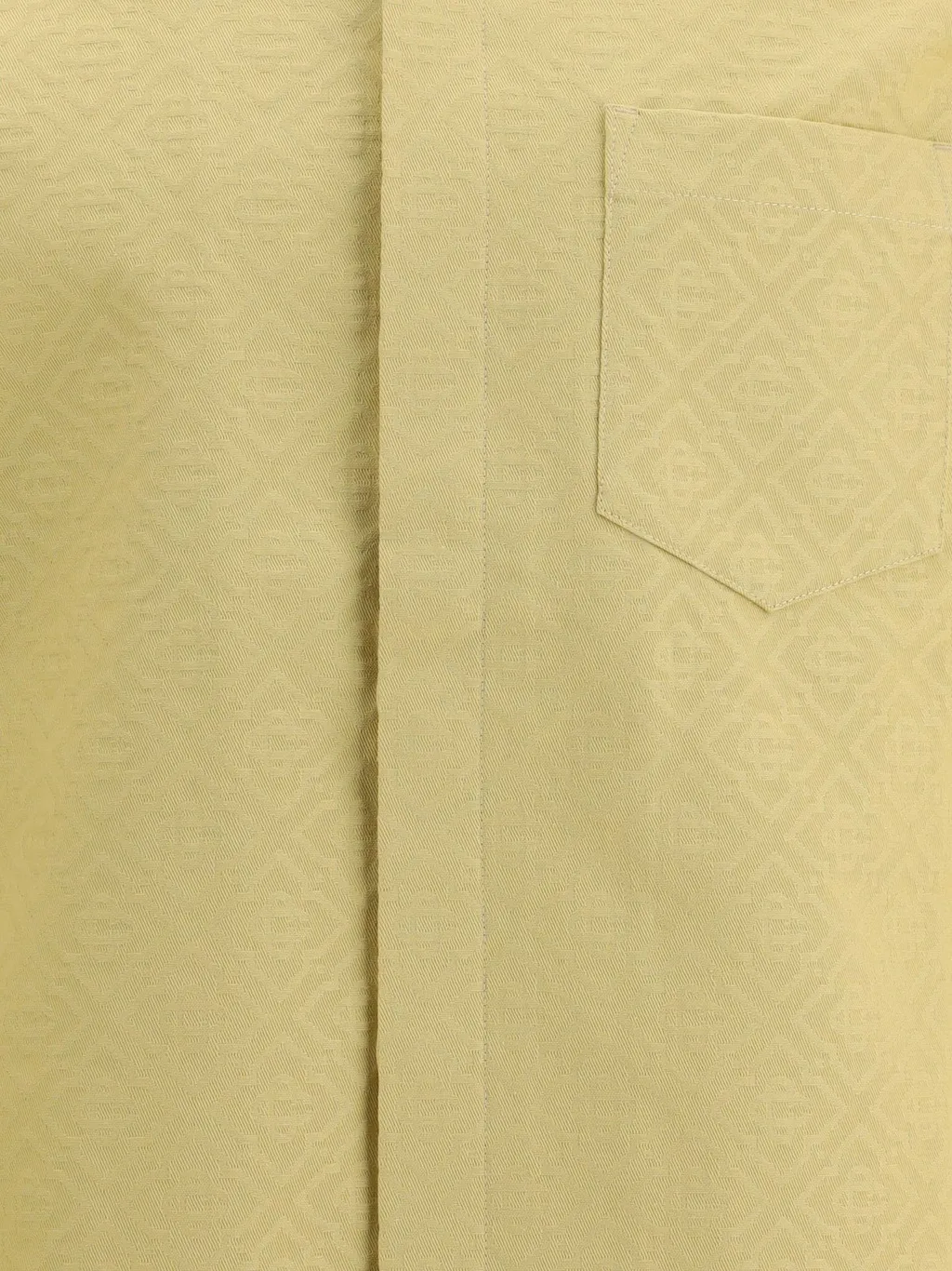 Casablanca Monogram-Pattern Button Shirt