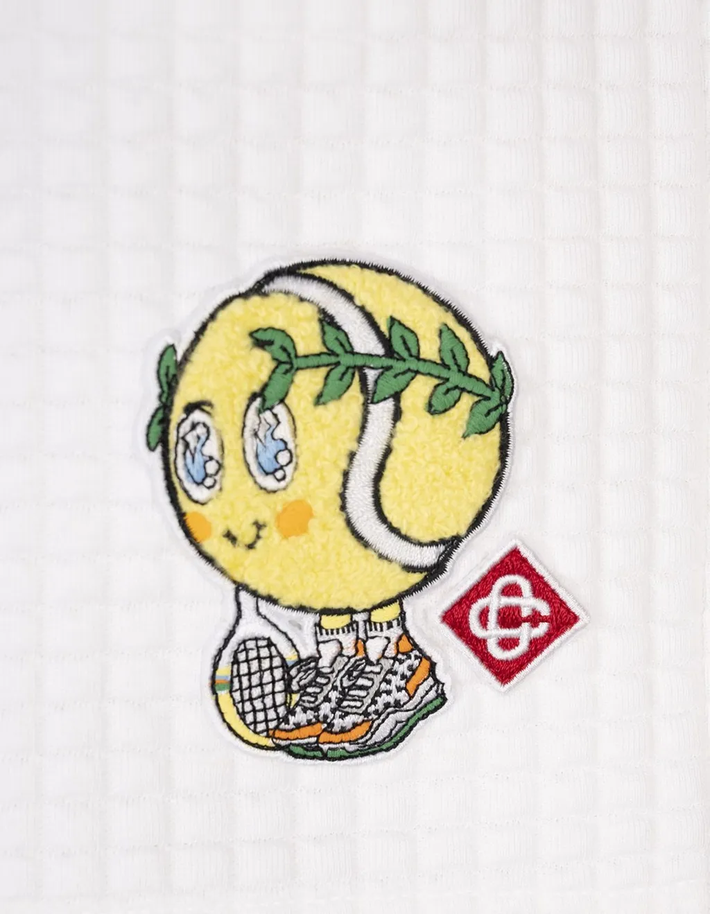 Casablanca Tennis Mascot Quilted Sweatshorts