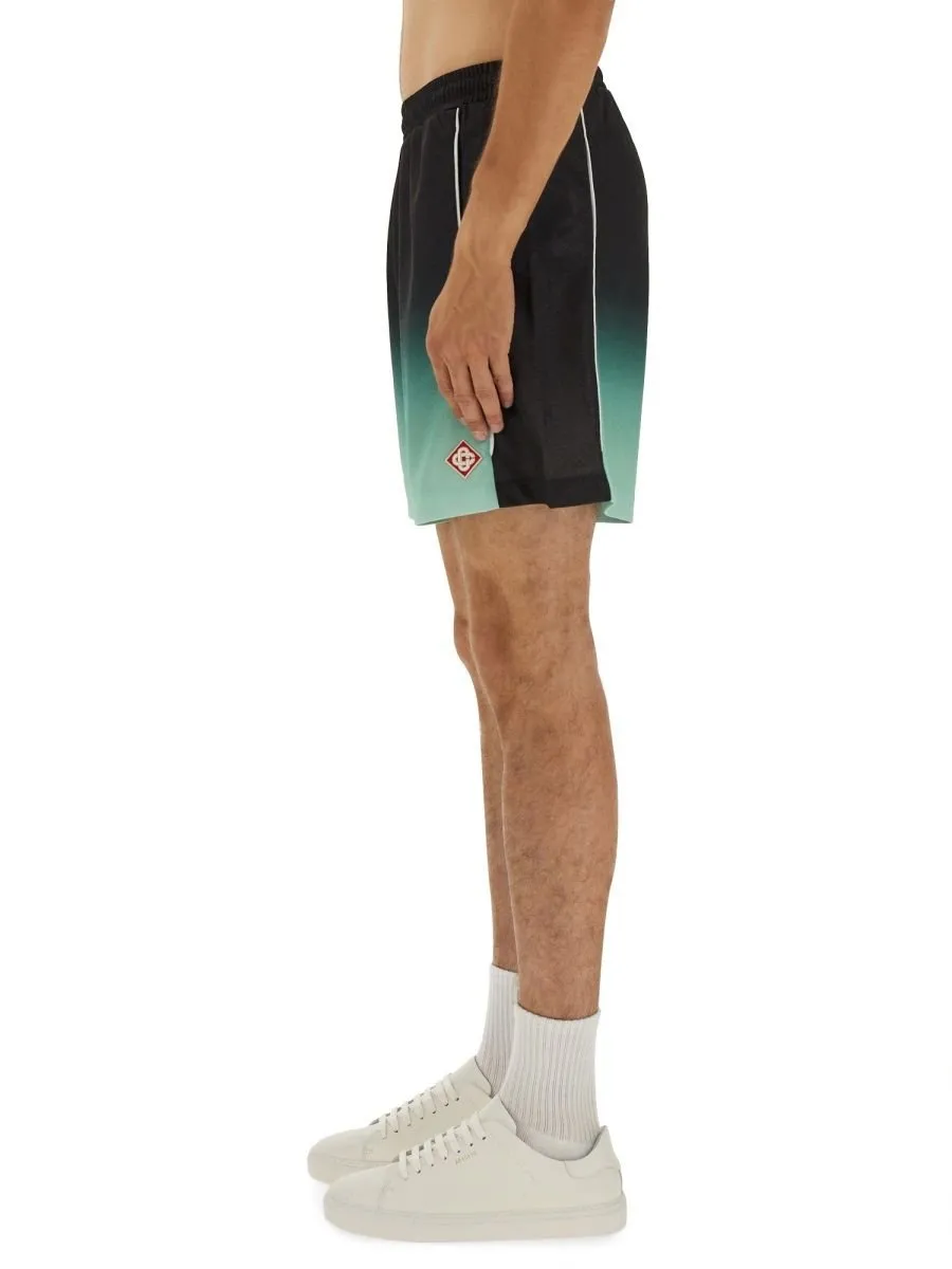 Casablanca Gradient Monogram Jacquard Football Shorts
