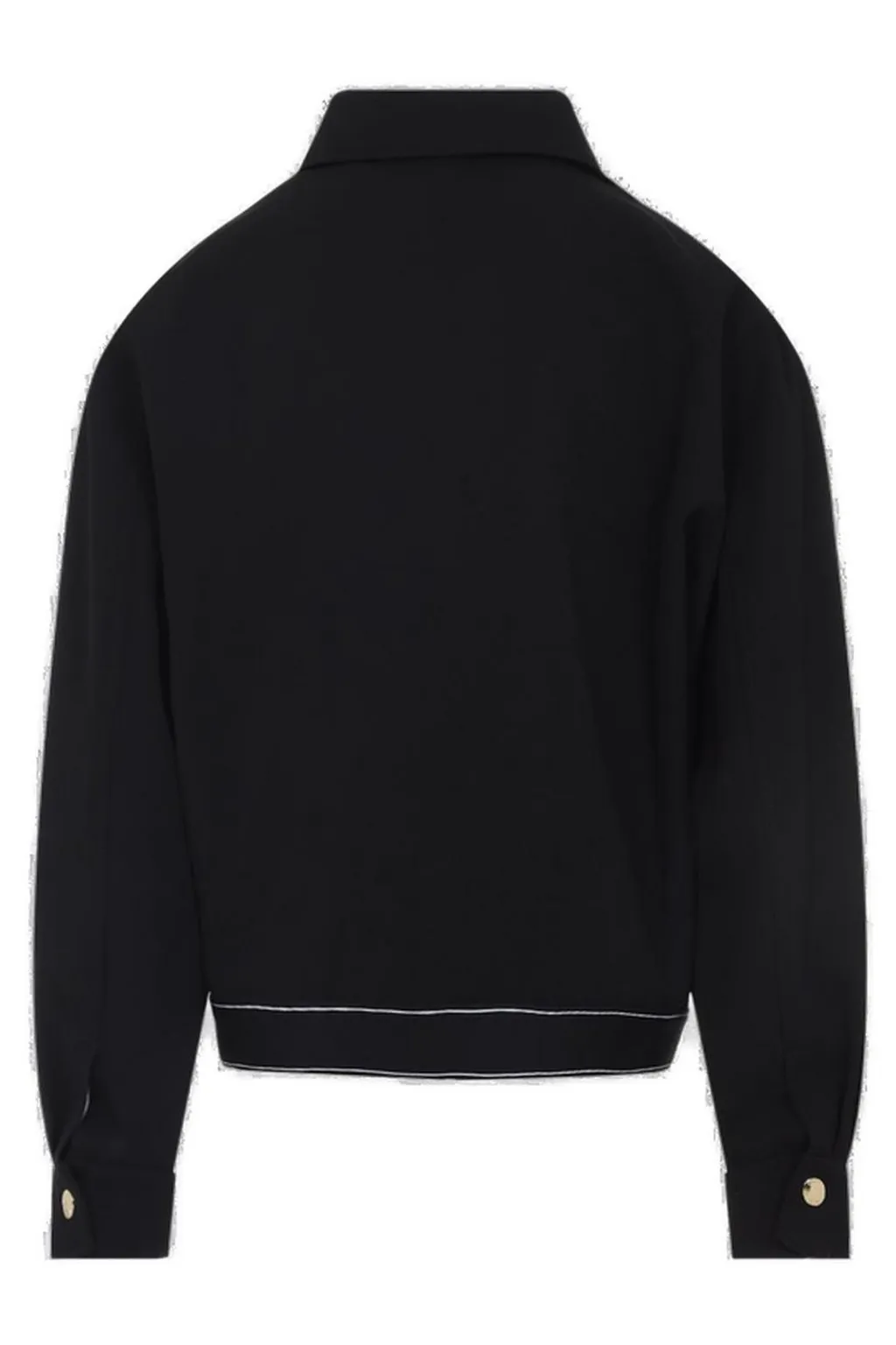 Casablanca Logo Detailed Zip-Up Jacket