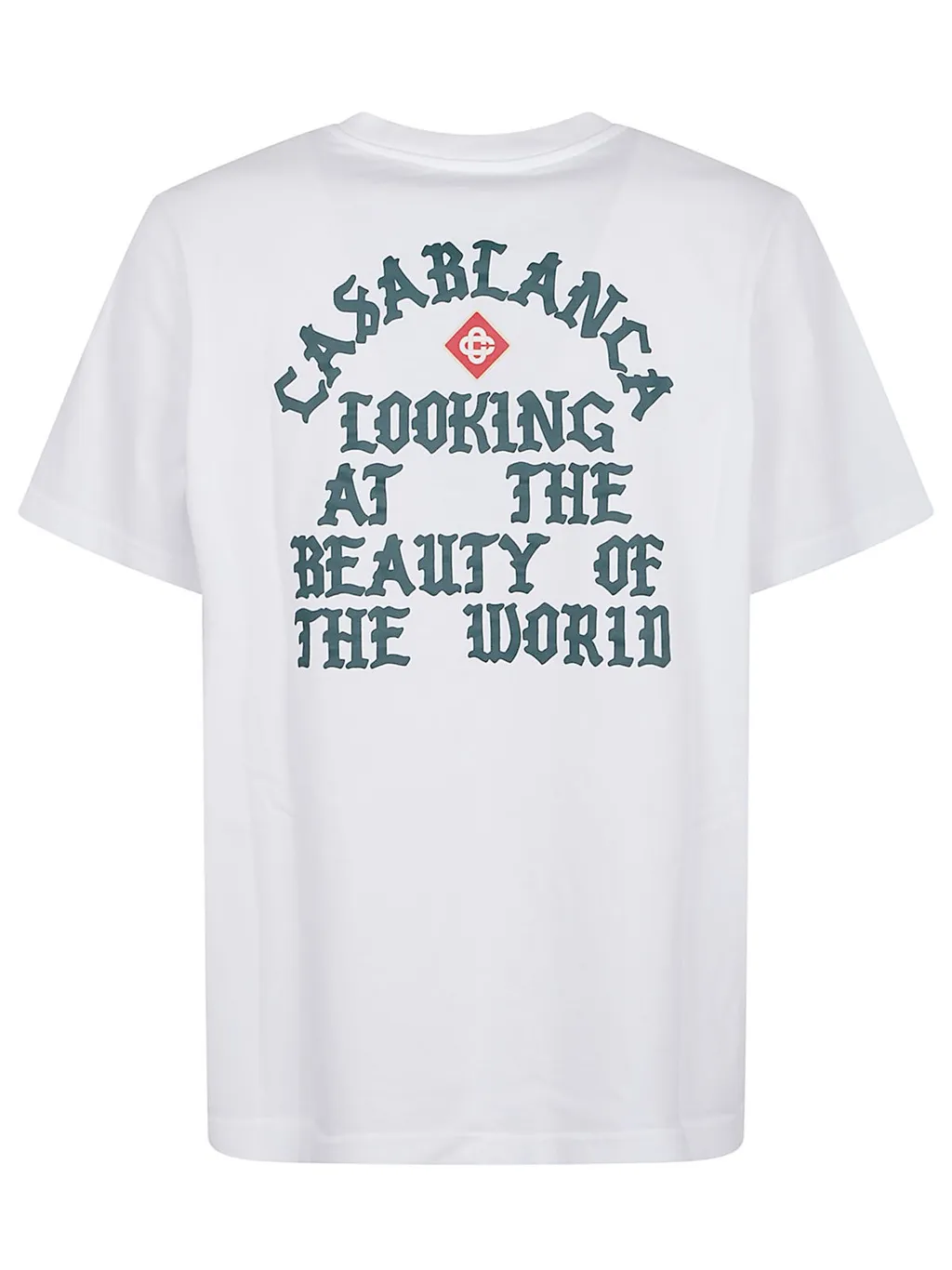Casablanca Slogan Printed T-Shirt