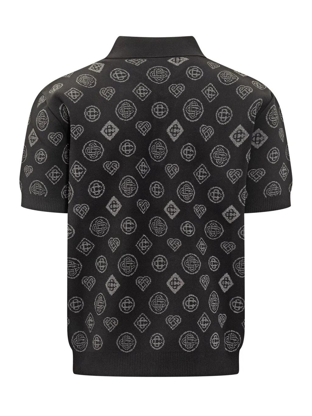 Casablanca Monogram Jacquard Polo