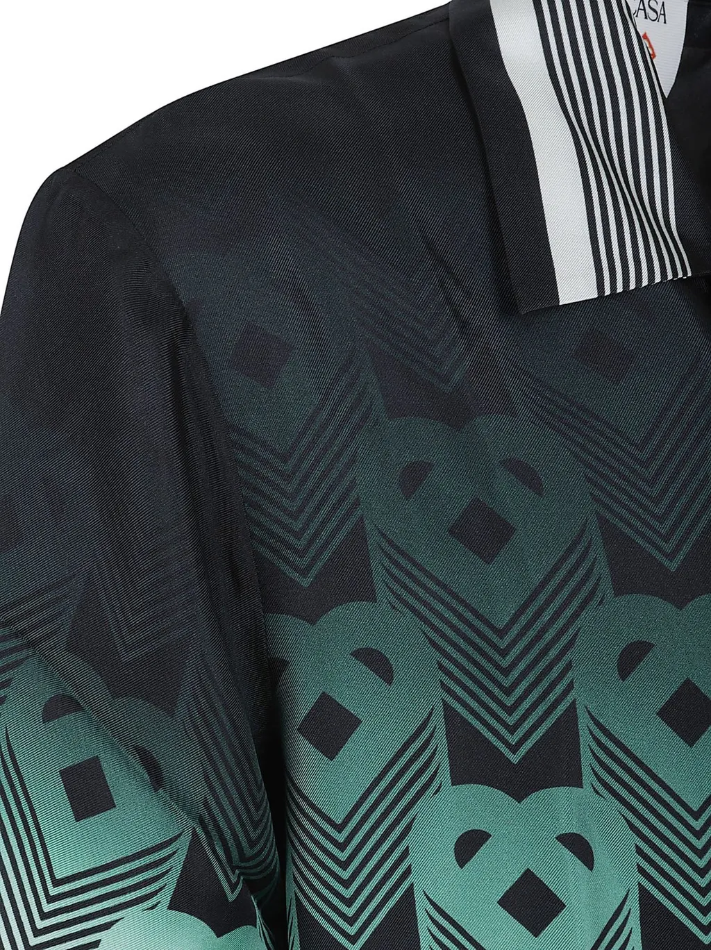 Casablanca Short-Sleeved Logo Jacquard Shirt