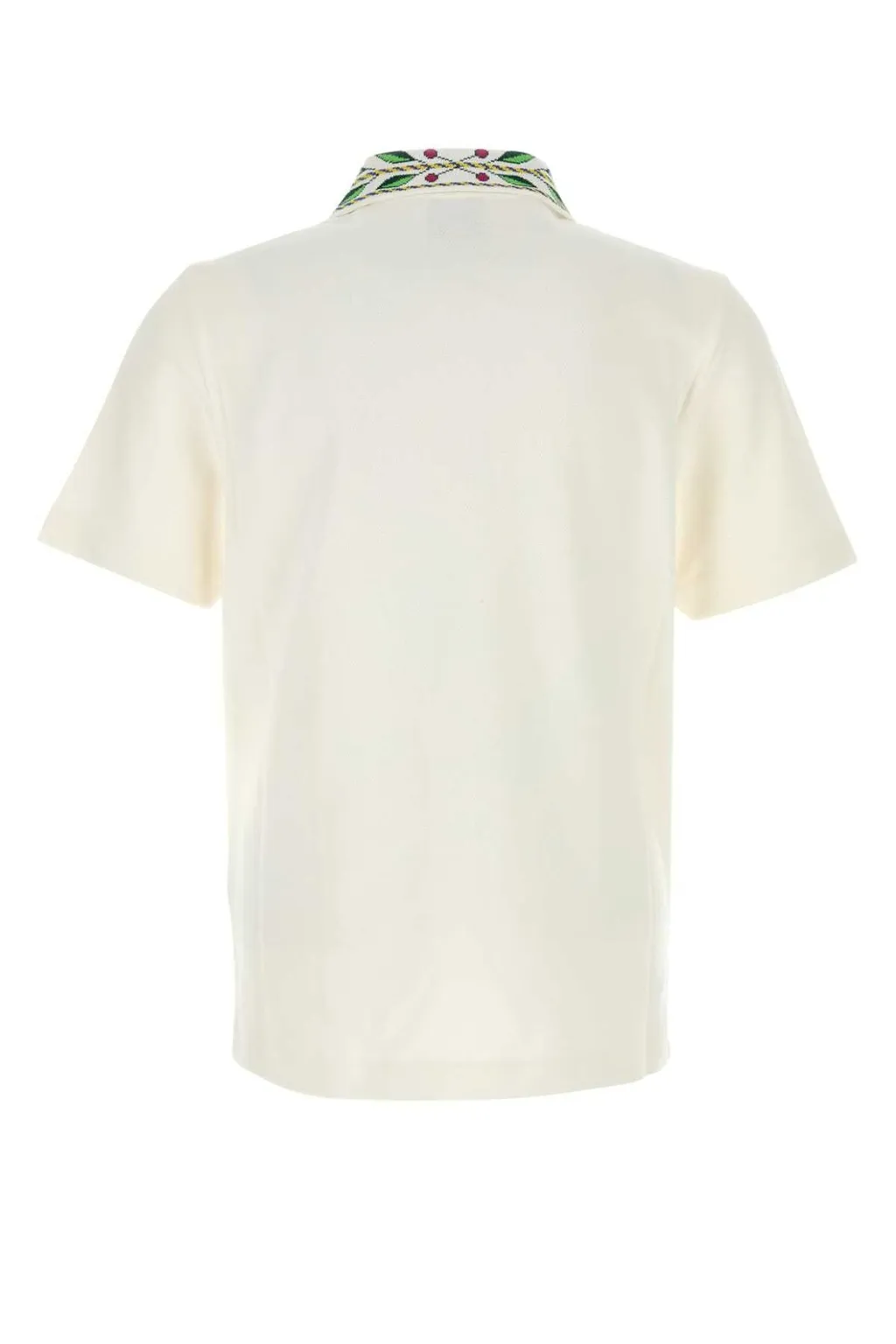 Casablanca Logo Embroidered Polo Shirt