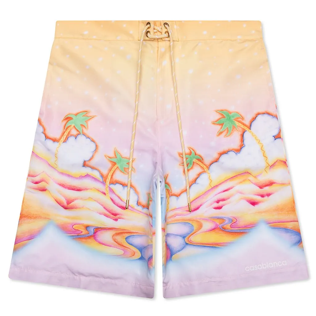 Casablanca Psychedelic Nirvana Swim Shorts