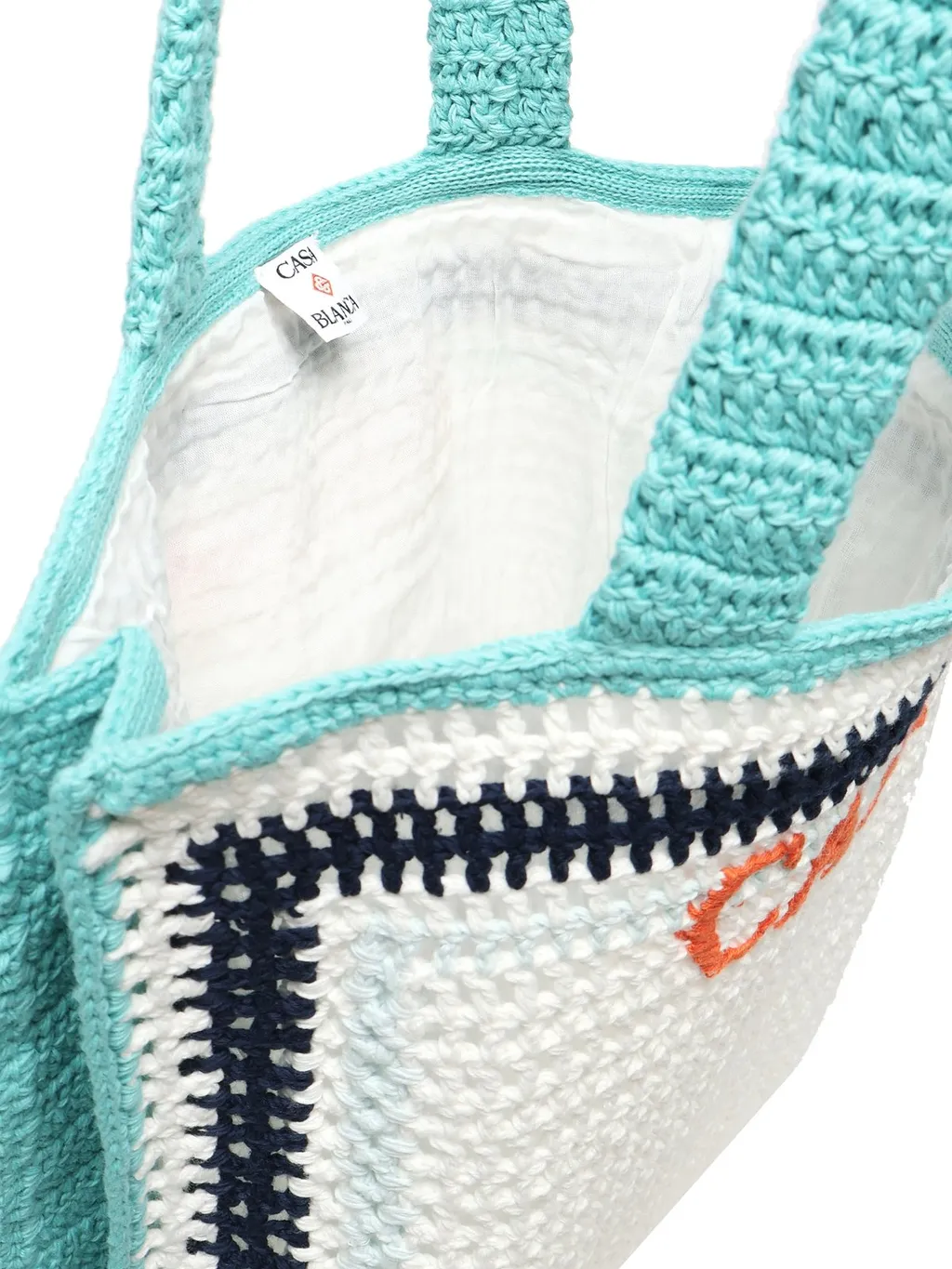 Casablanca Stripe Crochet Bag