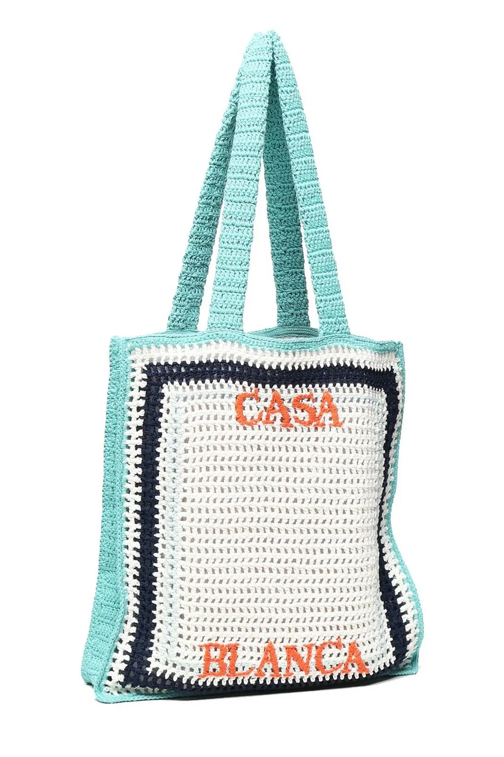 Casablanca Stripe Crochet Bag
