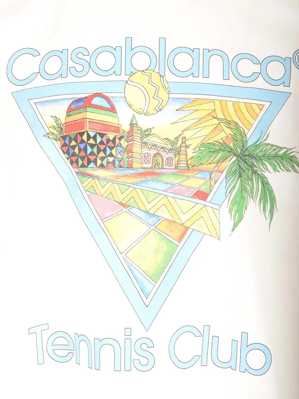 Casablanca Afro Cubism Tennis Club T-Shirt