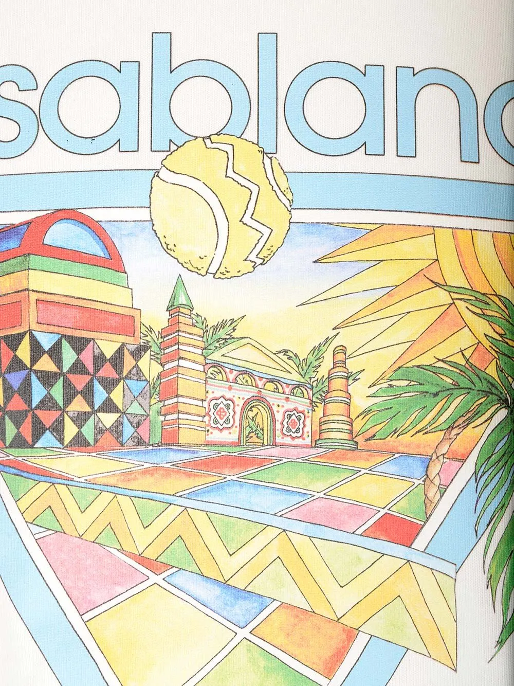 Casablanca Afro Cubism Tennis Club T-Shirt