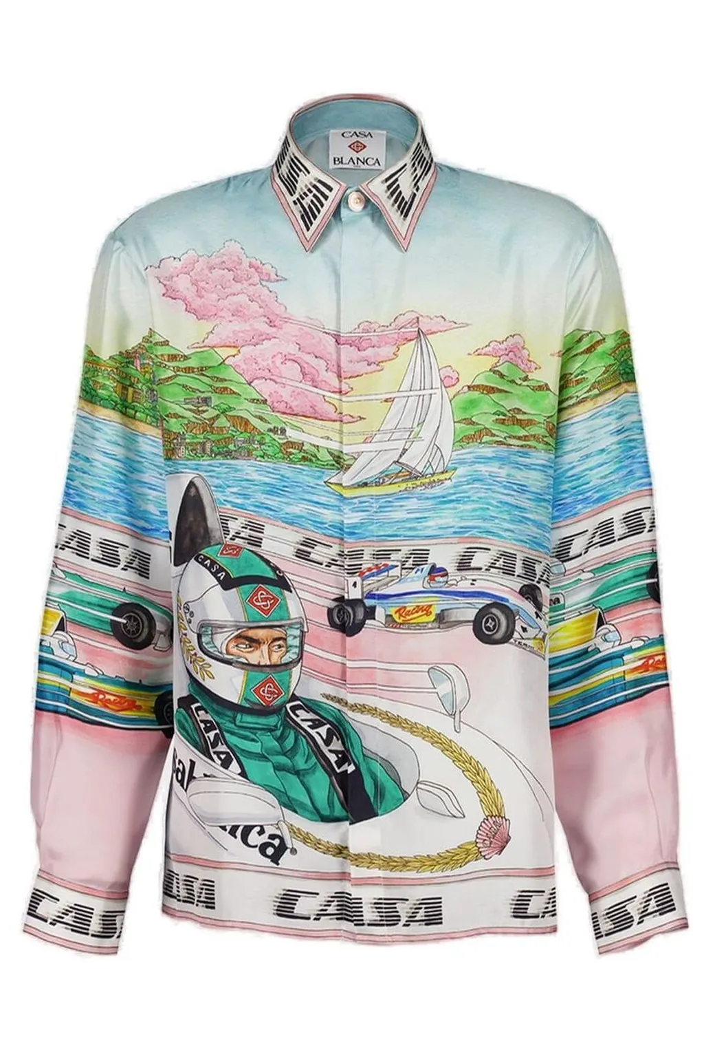 Casablanca The Art Of Racing Long Sleeve Shirt
