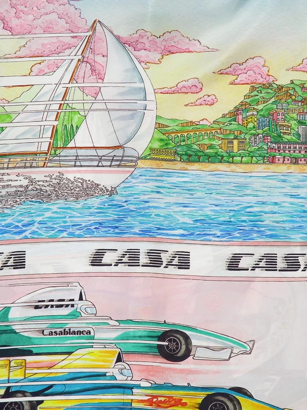 Casablanca The Art Of Racing Long Sleeve Shirt