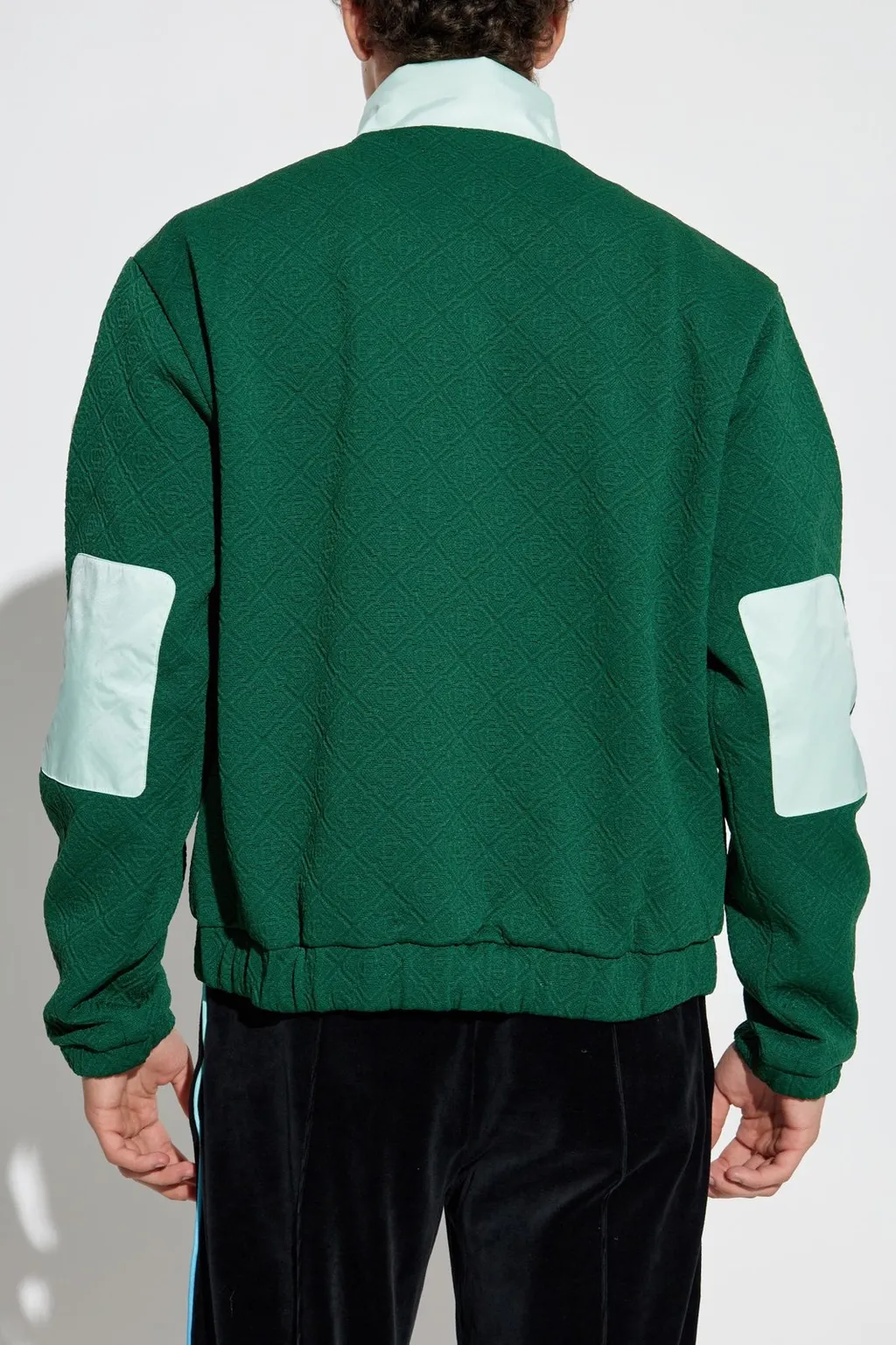 Casablanca Stand Up Collar Zipped Jacket