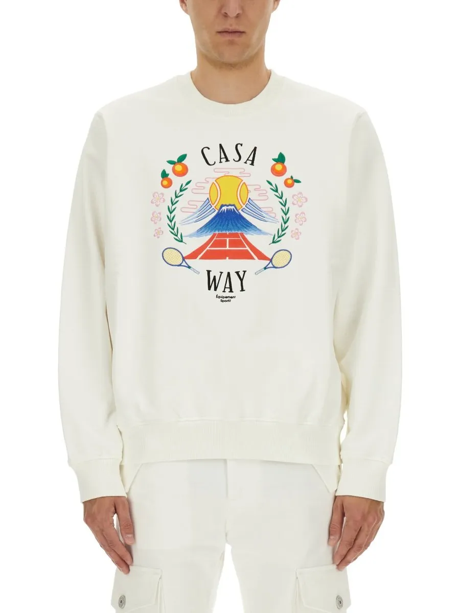 Casablanca Casa Way Crewneck Sweatshirt