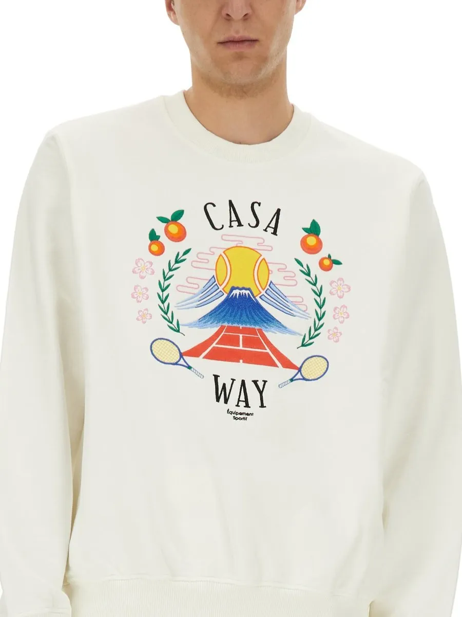 Casablanca Casa Way Crewneck Sweatshirt
