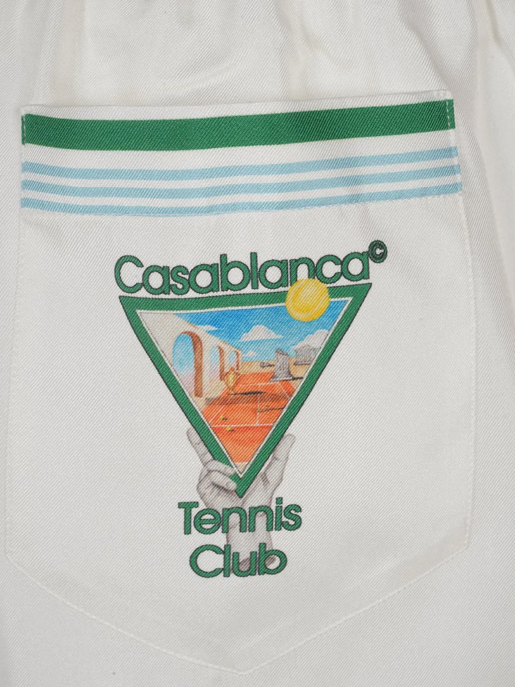 Casablanca Metaphysical Tennis Icon Shorts