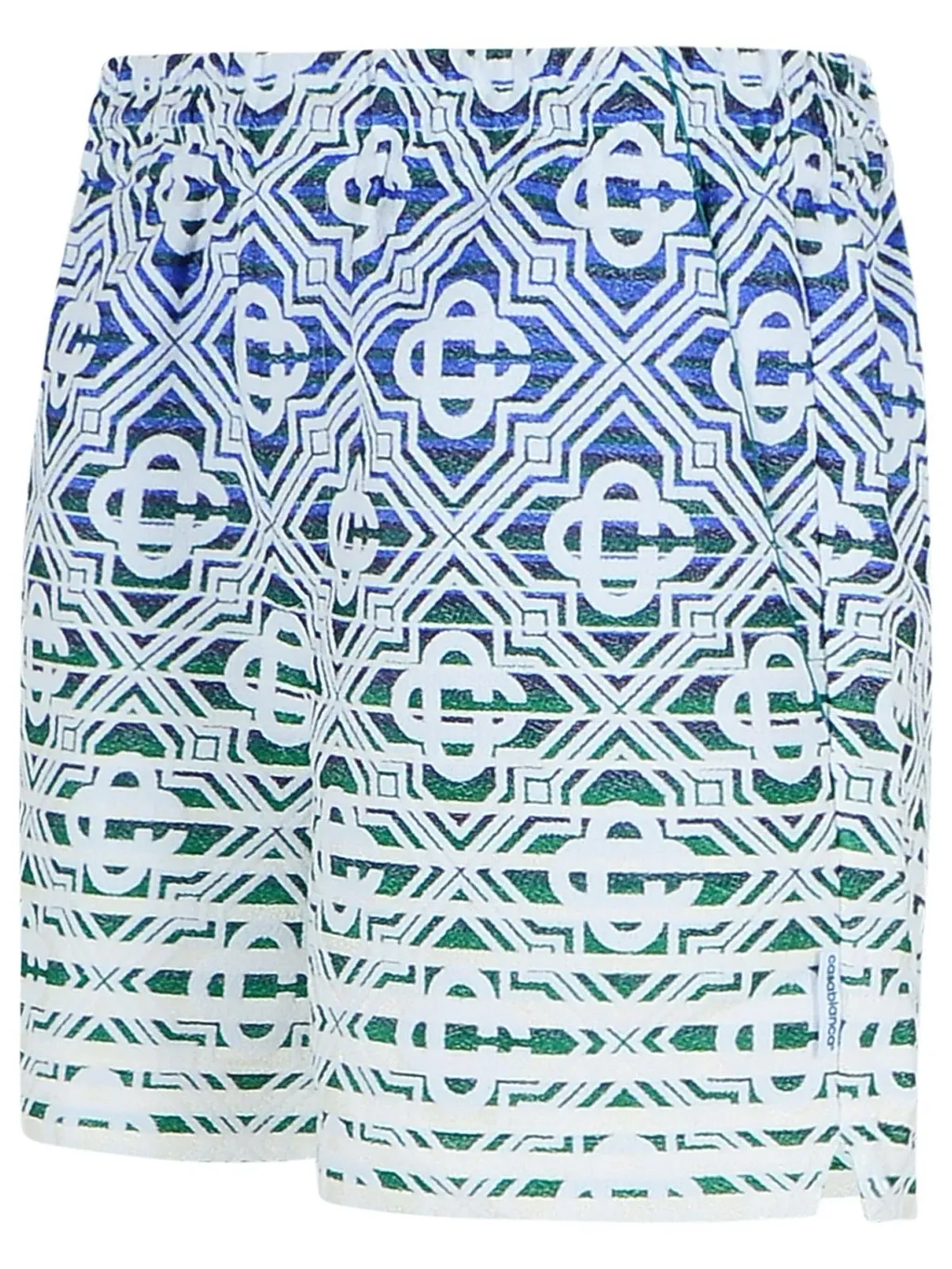 Casablanca Monogram Gradient Elastic Waist Towelling Shorts