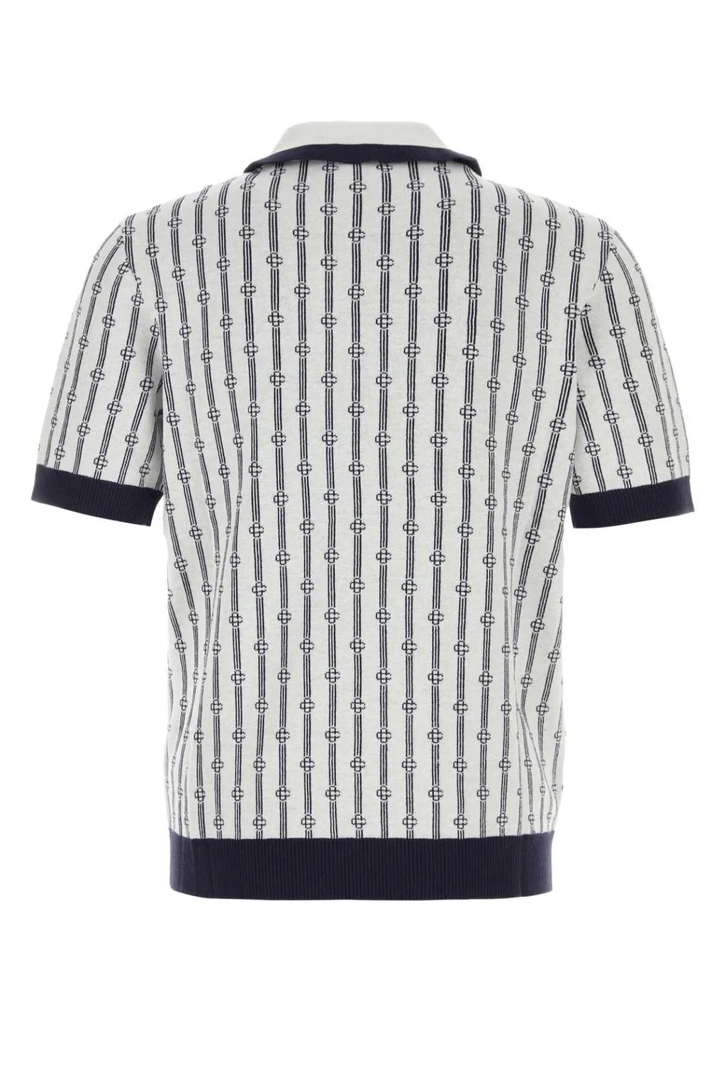 Casablanca Monogram Knitted Polo Shirt