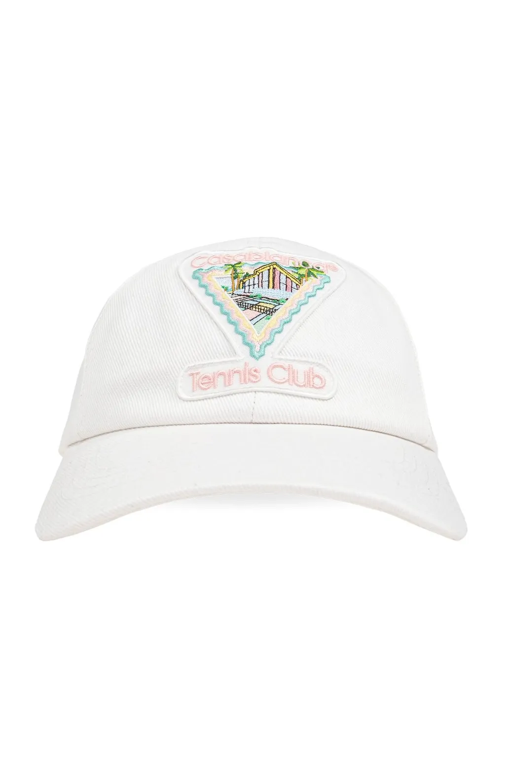 Casablanca Tennis Club Logo Embroidered Baseball Cap