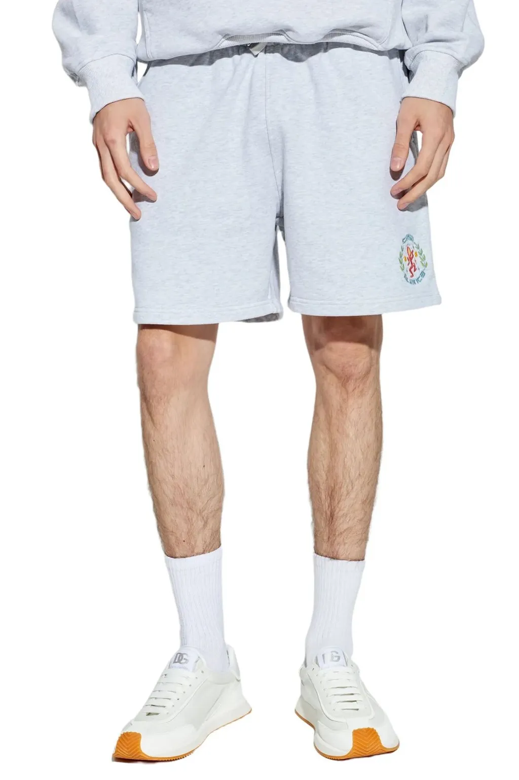 Casablanca Embroidered Logo Shorts