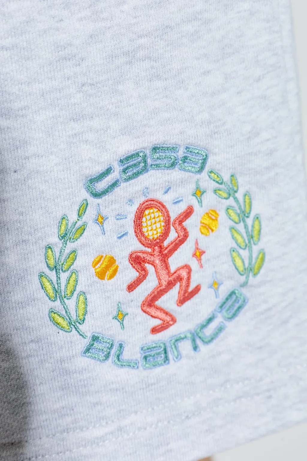 Casablanca Embroidered Logo Shorts