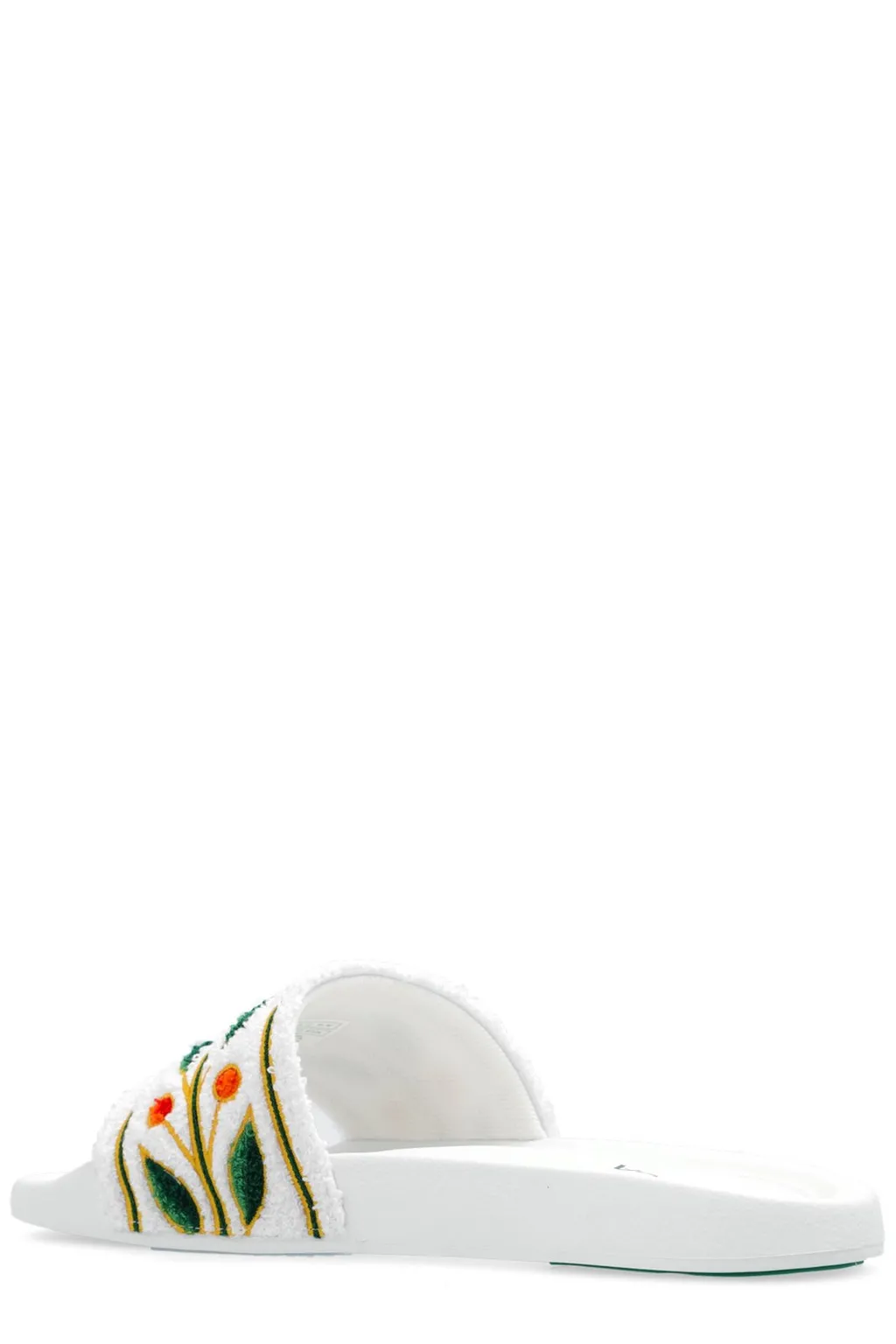 Casablanca Logo Embroidered Terry Sliders