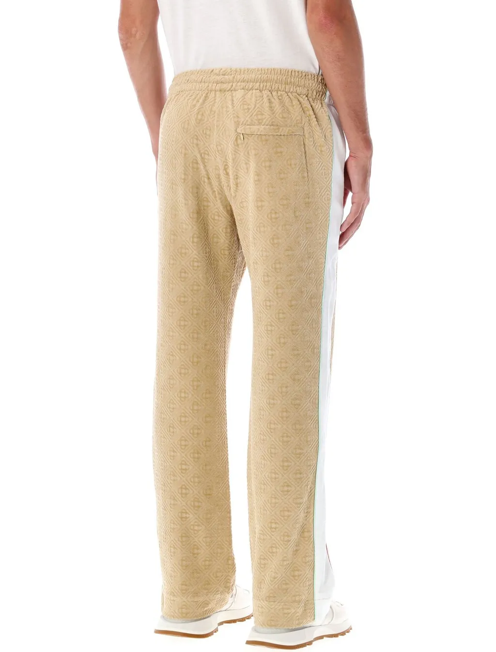 Casablanca Monogram-Jacquard Straight Leg Track Pants