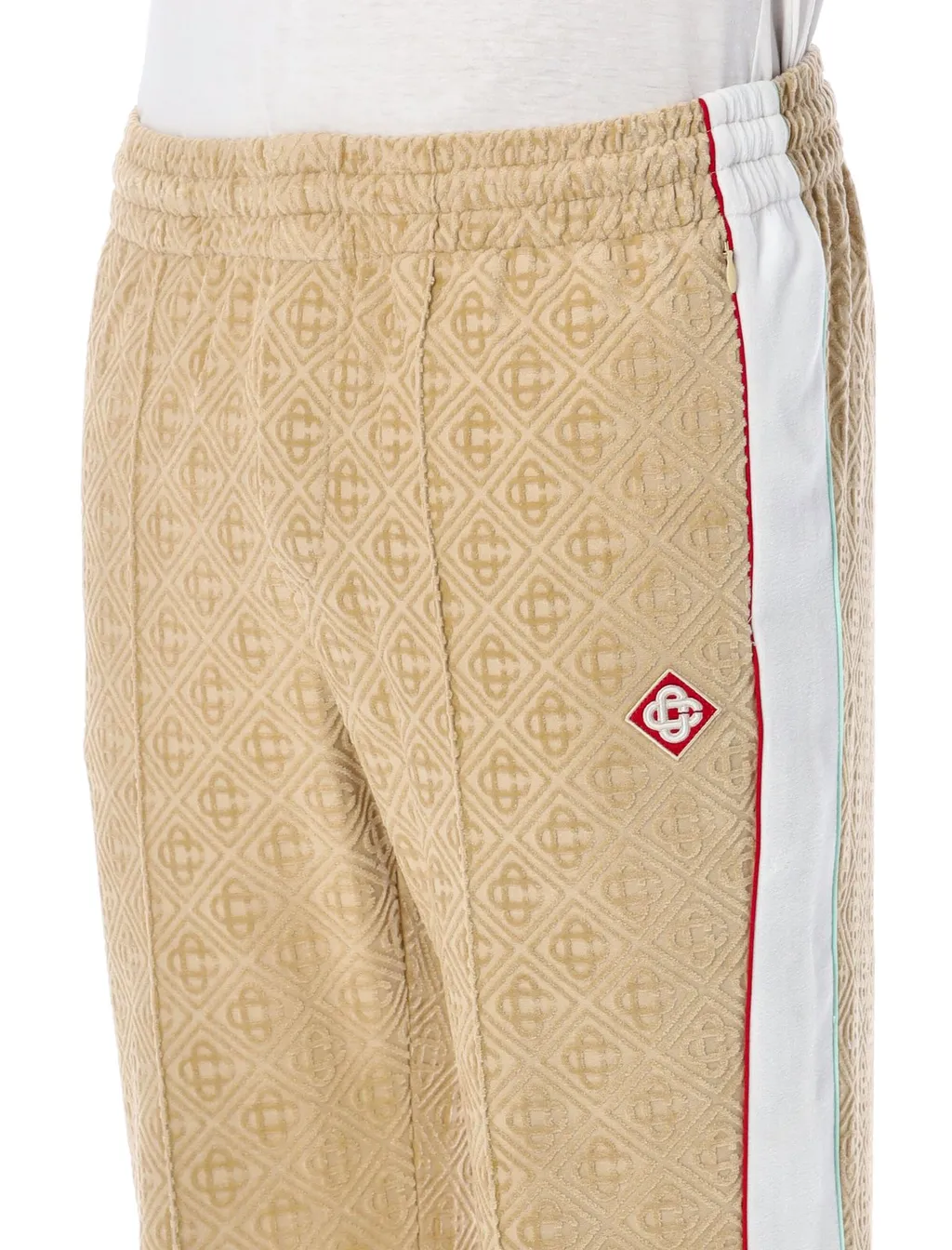 Casablanca Monogram-Jacquard Straight Leg Track Pants