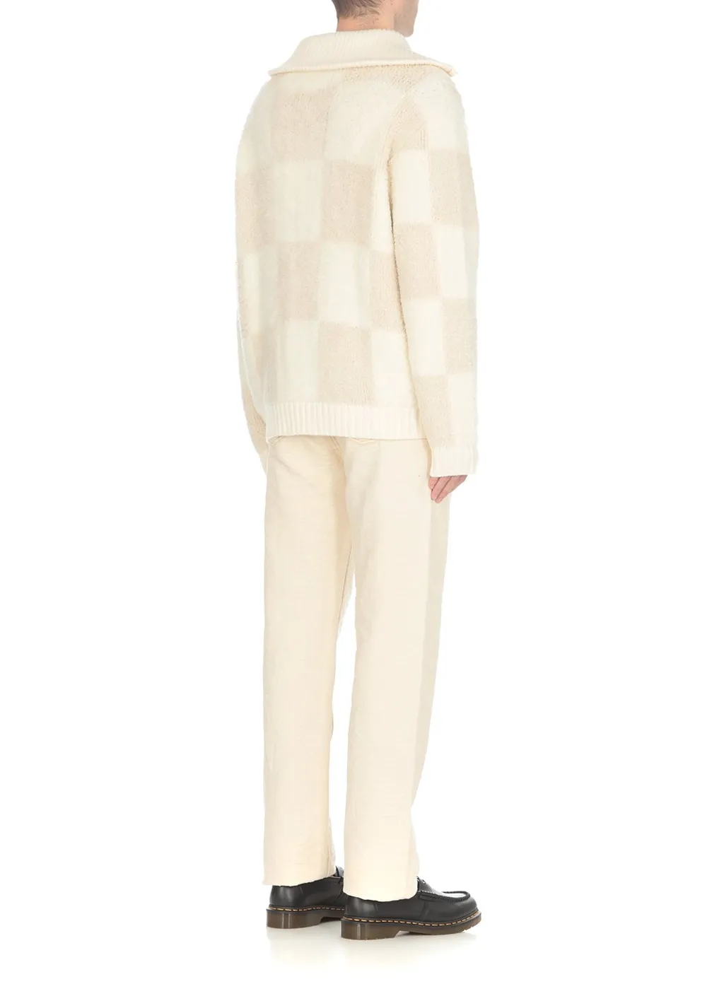 Casablanca Checked Boucle Cardigan