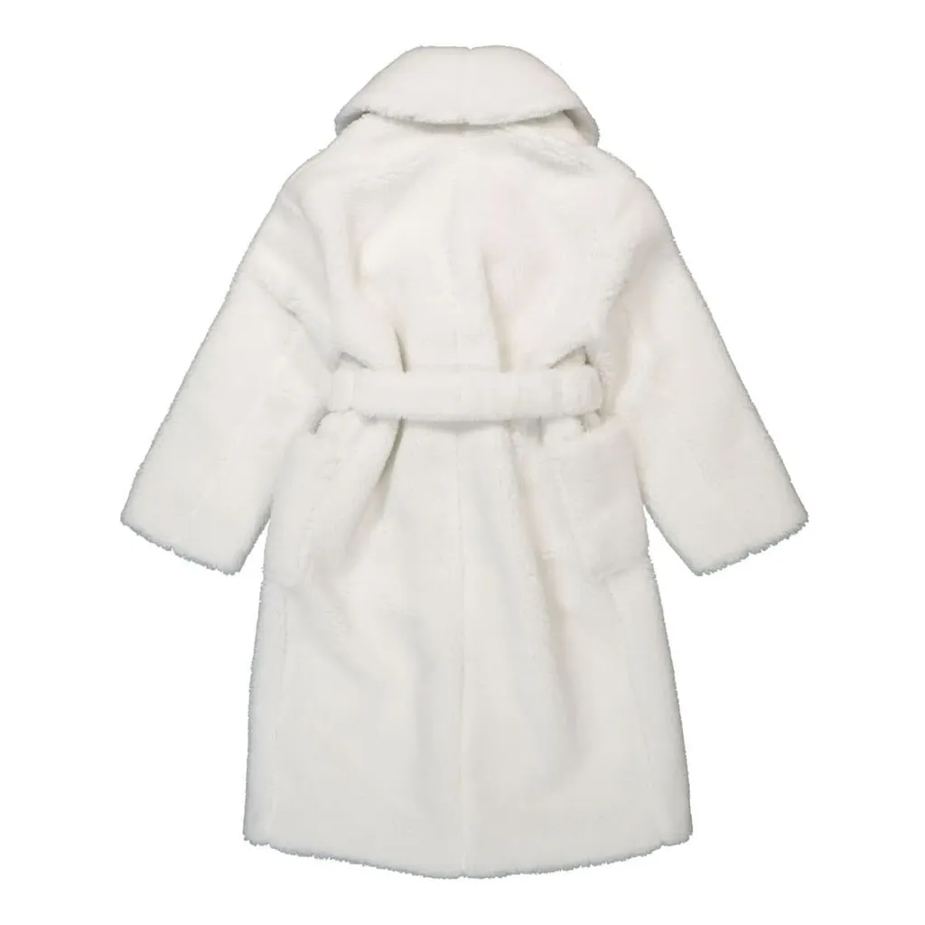 Casablanca Belted Waist Teddy-Texture Bathrobe