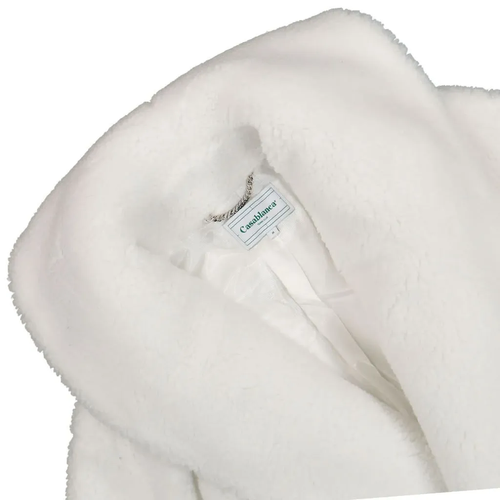 Casablanca Belted Waist Teddy-Texture Bathrobe