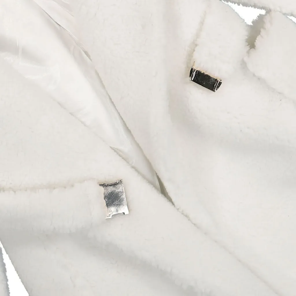 Casablanca Belted Waist Teddy-Texture Bathrobe