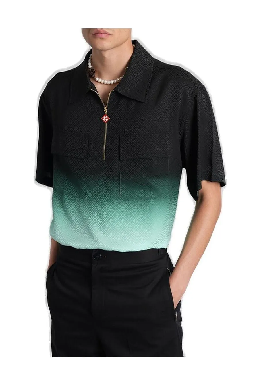 Casablanca Jacquard Polo Shirt